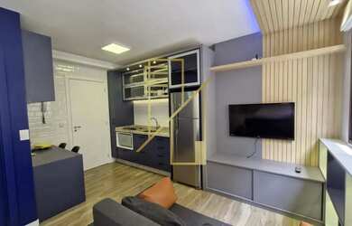 Imagem: O apartamento possui 1 Dormitório, 1 Banheiro, 25m² de Área