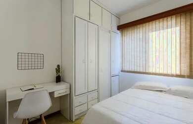 Imagem 2: Quarto privativo mobiliado em apartamento compartilhado no Trindade
