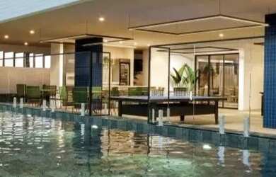 Imagem: O apartamento possui 3 Dormitórios, 1 Banheiro, 2 Vagas na