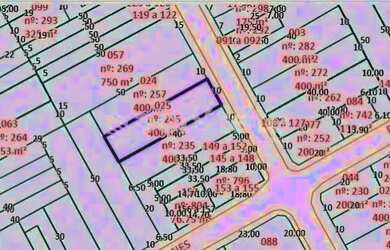Imagem: O terreno possui 400m² de Área e está localizado em Santa