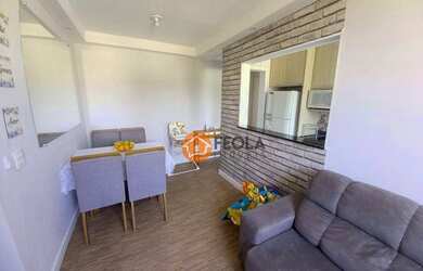 Imagem: O apartamento possui 2 Dormitórios, 1 Banheiro, 1 Vaga na garagem