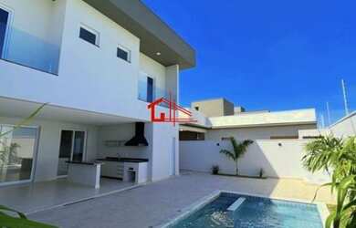 Imagem: A casa em condomínio possui 3 Dormitórios, 5 Banheiros, 4