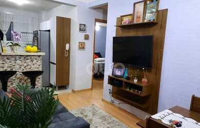 Imagem: O apartamento possui 2 Dormitórios, 1 Banheiro, 1 Vaga na garagem