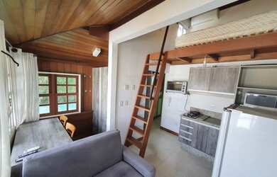 Imagem: O studio possui 1 Dormitório, 1 Banheiro, 1 Vaga na garagem