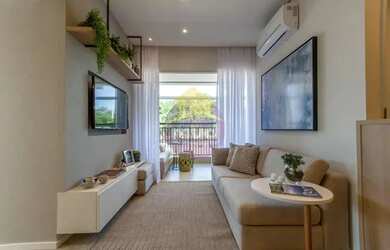 Imagem: O apartamento possui 2 Dormitórios, 2 Banheiros, 1 Vaga na