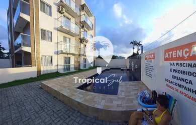 Imagem: O apartamento possui 1 Dormitório, 1 Banheiro, 1 Vaga na garagem