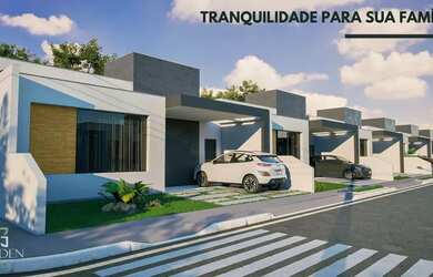 Imagem: A casa em condomínio possui 3 Dormitórios, 2 Banheiros, 2