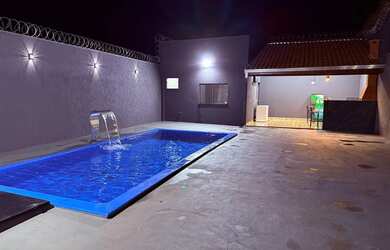 Imagem 7: Área de lazer completa. Piscina, Churrasqueira, Imóvel mobiliadoeVaranda