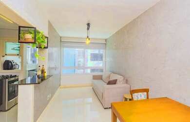 Imagem: O apartamento possui 1 Dormitório, 1 Banheiro, 47m² de Área