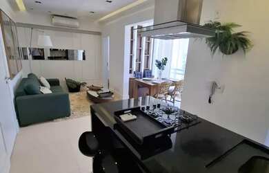 Imagem: O apartamento possui 1 Dormitório, 2 Banheiros, 2 Vagas na