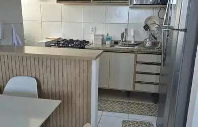 Imagem: O apartamento possui 2 Dormitórios, 1 Banheiro, 1 Vaga na garagem