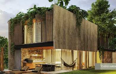 Imagem: A casa em condomínio possui 5 Dormitórios, 5 Banheiros, 2