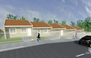 Imagem: A casa possui 2 Dormitórios, 1 Banheiro, 2 Vagas na garagem