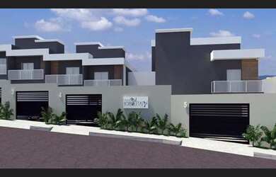 Imagem: A casa possui 2 Dormitórios, 1 Banheiro, 2 Vagas na garagem