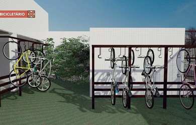 Imagem 5: Apartamento Venda Novo. Piscina, 60m² de Área, 1 Vaga na garageme2 Dormitórios