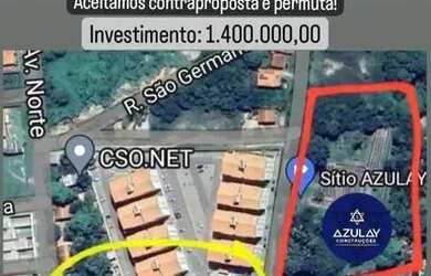 Imagem: O terreno possui 8.000m² de Área e está localizado em Renascença