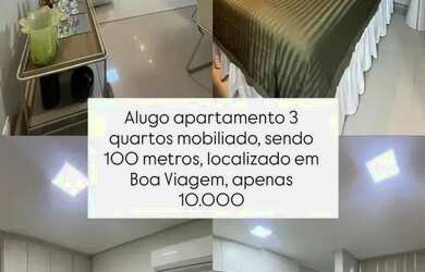 Imagem 16: APARTAMENTO PARA LOCAÇÃO POSSUI 92 METROS 3 QUARTOS DE LUXO EM BIOA VIAGEM TODO MOBILIADO