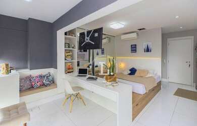 Imagem: O studio possui 1 Dormitório, 1 Banheiro, 31m² de Área, Imóvel