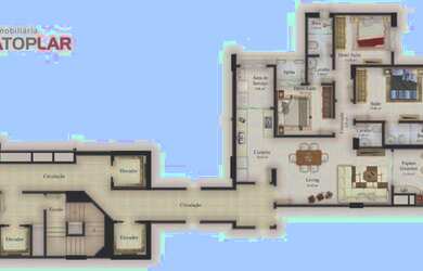 Imagem 3: Apartamento à venda, 123 m² por R$ 1.089.677,02 - Fazenda - Itajaí/SC