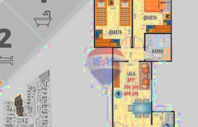 Imagem 5: Apartamento com 2 dormitórios à venda, 47 m² por R$ 182.000,00 - Santa...