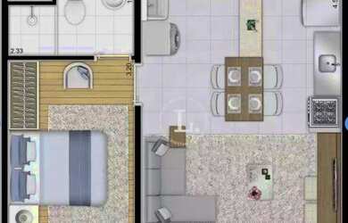 Imagem 2: Apartamento à venda, 43 m² por R$ 229.900 - Barra Funda - São Paulo/SP