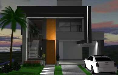 Imagem: A casa em condomínio possui 3 Dormitórios, 1 Banheiro e 190m²