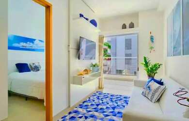 Imagem: O studio possui 1 Dormitório, 1 Banheiro, 1 Vaga na garagem