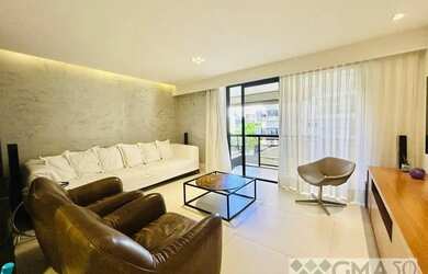 Imagem: O studio possui 2 Dormitórios, 2 Banheiros, 1 Vaga na garagem