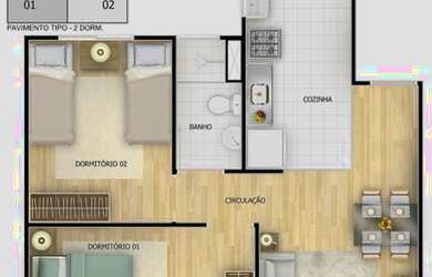 Imagem 8: Apartamento residencial para venda, Monjolo, São Gonçalo - AP9613