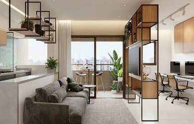 Imagem 9: Apartamento Venda Novo. Piscina, 60m² de Área, 1 Vaga na garageme2 Dormitórios