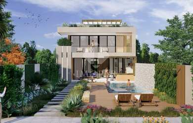 Imagem: A casa em condomínio possui 5 Dormitórios, 5 Banheiros, 3