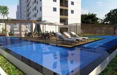 Imagem: O apartamento possui 2 Dormitórios, 1 Banheiro, 2 Vagas na