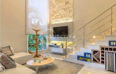 Imagem: A casa em condomínio possui 3 Dormitórios, 4 Banheiros, 2