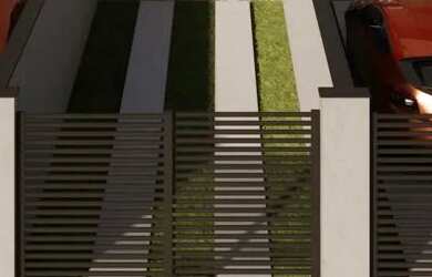 Imagem: A casa possui 2 Dormitórios, 2 Banheiros, 2 Vagas na garagem