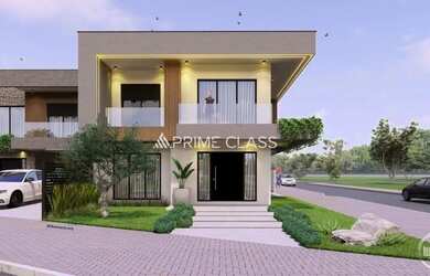 Imagem: A casa possui 3 Dormitórios, 4 Banheiros, 2 Vagas na garagem