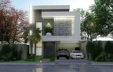 Imagem: A casa em condomínio possui 3 Dormitórios, 4 Banheiros, 2