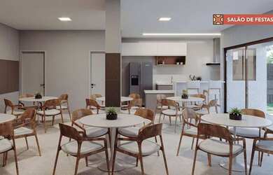 Imagem 3: Apartamento Venda Novo. Piscina, 60m² de Área, 1 Vaga na garageme2 Dormitórios