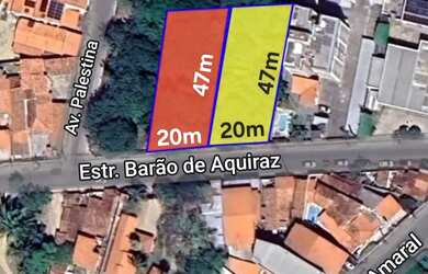 Imagem: O terreno possui 940m² de Área e está localizado em Messejana
