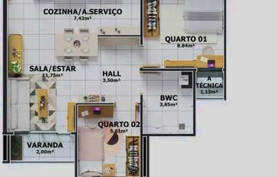 Imagem 12: Apartamento Parque Piaui. Piscina, Varanda, Imóvel novoe50m² de Área