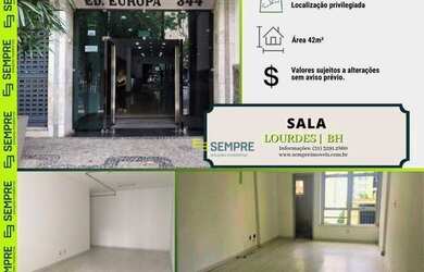 Imagem: Salas à venda - Lourdes - Belo Horizonte/MG