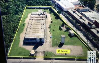 Imagem: O terreno possui 17.000m² de Área e está localizado em Vila
