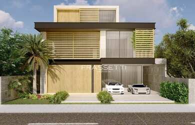 Imagem: A casa em condomínio possui 5 Dormitórios, 5 Banheiros, 4