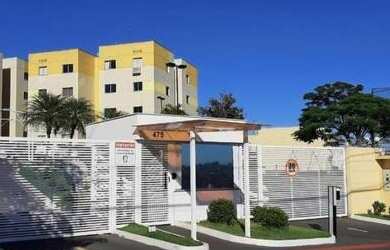 Imagem: O apartamento possui 2 Dormitórios, 1 Banheiro, 1 Vaga na garagem