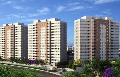 Imagem: O apartamento possui 3 Dormitórios, 1 Banheiro, 1 Vaga na garagem