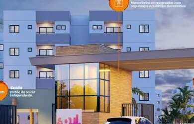 Imagem: O apartamento possui 2 Dormitórios, 1 Banheiro, 1 Vaga na garagem