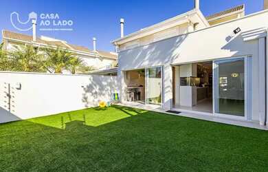 Imagem: A casa em condomínio possui 4 Dormitórios, 4 Banheiros, 4