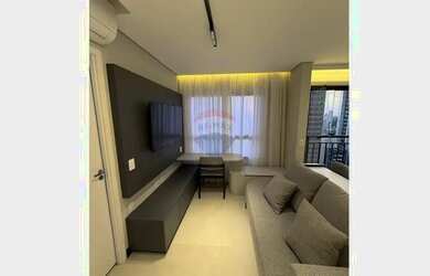 Imagem 4: Apartamento Mobiliado para locação em Pinheiros com 1 quarto, 1 suíte, 1 lavabo, sem vaga