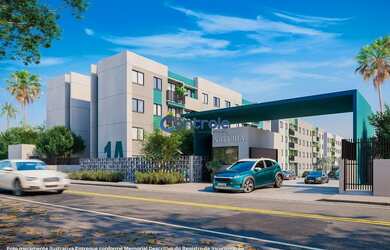 Imagem: O apartamento possui 2 Dormitórios, 1 Banheiro, 1 Vaga na garagem