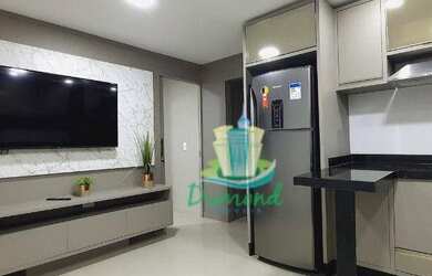 Imagem: O apartamento possui 2 Dormitórios, 1 Banheiro, 1 Vaga na garagem