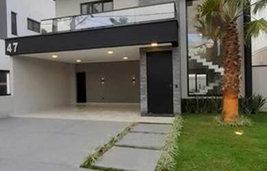 Imagem: A casa em condomínio possui 4 Dormitórios, 5 Banheiros, 4